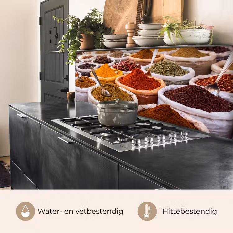 Keuken achterwand - Kruiden - Markt - Eten — 3