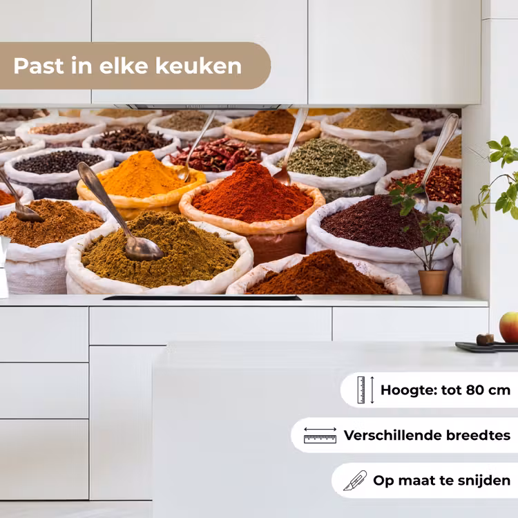 Keuken achterwand - Kruiden - Markt - Eten — 4
