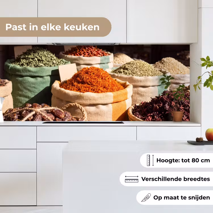 Keuken achterwand - Kruiden - Markt - Kleurrijk — 4