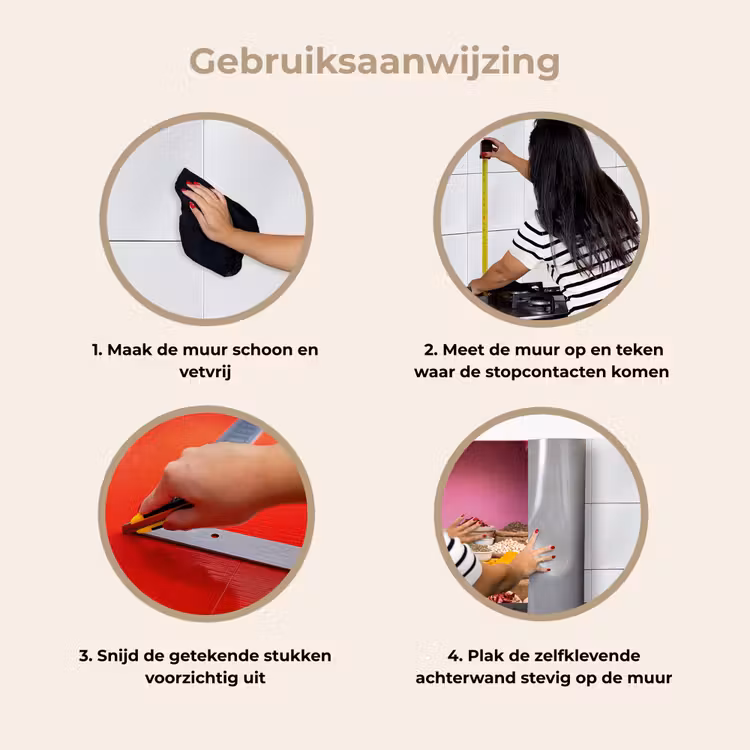 Keuken achterwand - Kruiden - Markt - Roze — 7