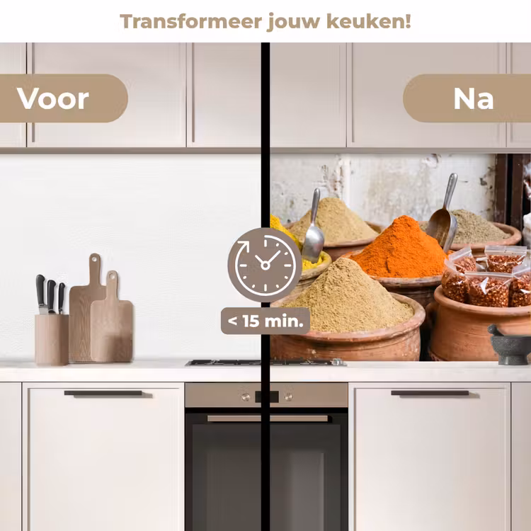 Keuken achterwand - Kruiden - Potten - Oosters — 2
