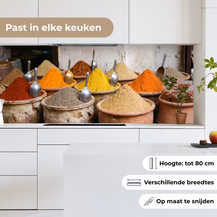 Keuken achterwand - Kruiden - Potten - Oosters — 4