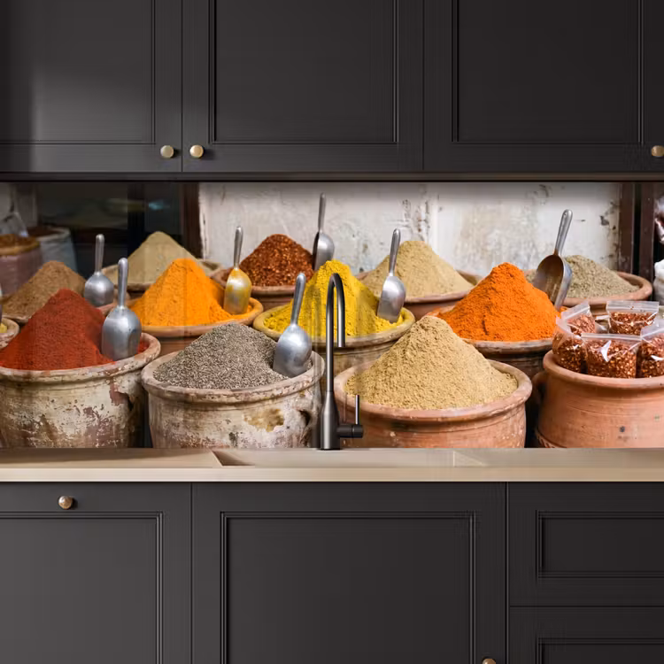 Keuken achterwand - Kruiden - Potten - Oosters — 6