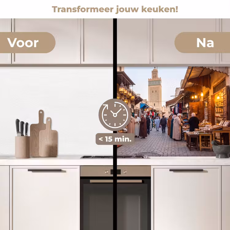 Keuken achterwand - Markt - Oosters - Kleurrijk — 2