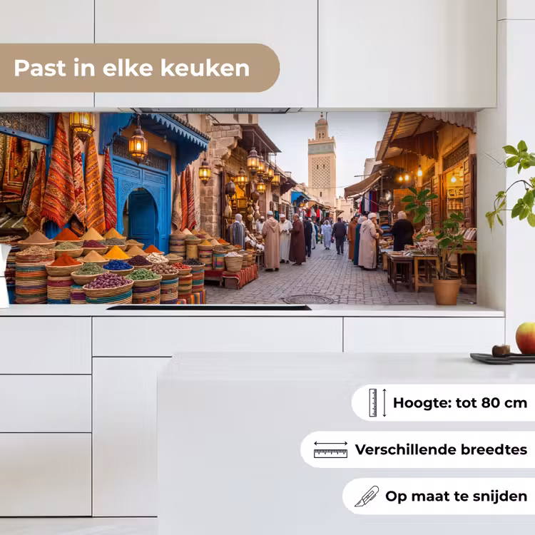 Keuken achterwand - Markt - Oosters - Kleurrijk — 4
