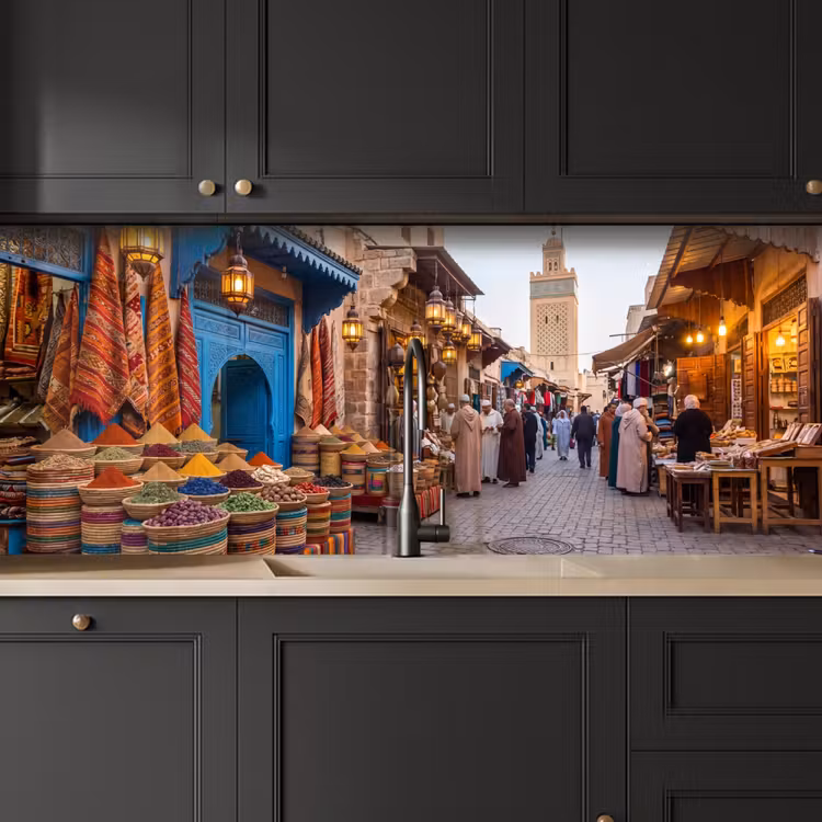 Keuken achterwand - Markt - Oosters - Kleurrijk — 6