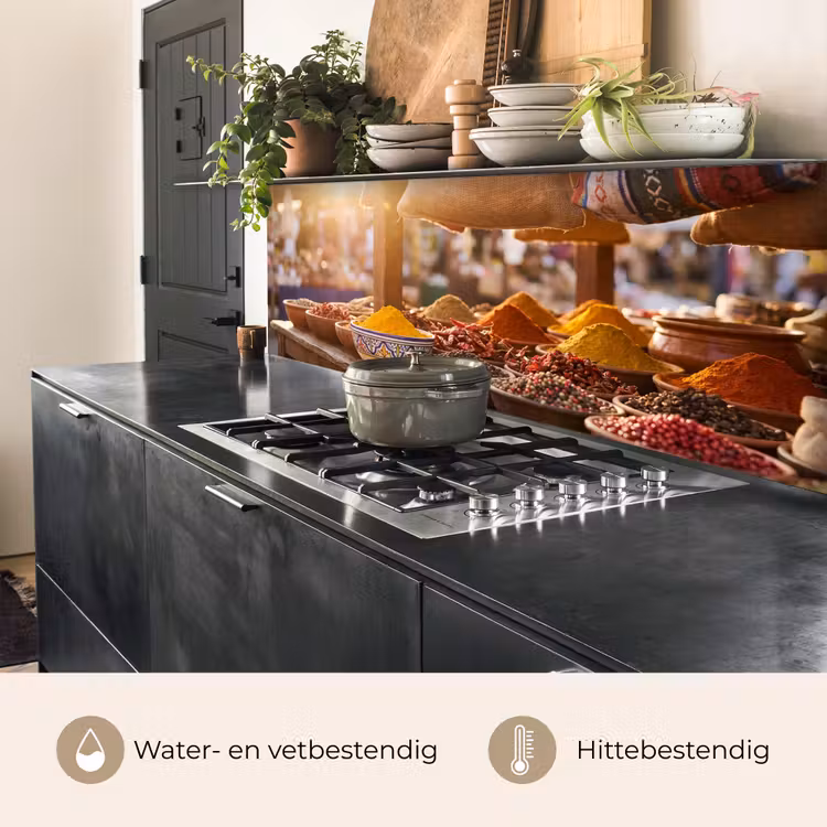 Keuken achterwand - Specerijen - Markt - Kleurrijk — 3