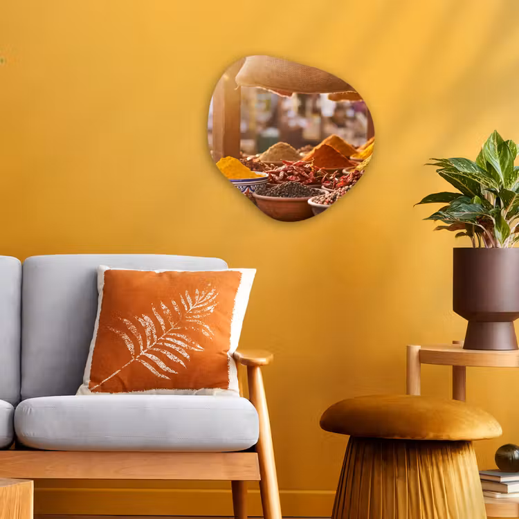 Organisch schilderij - Forex - Specerijen - Markt - Kleurrijk — 3