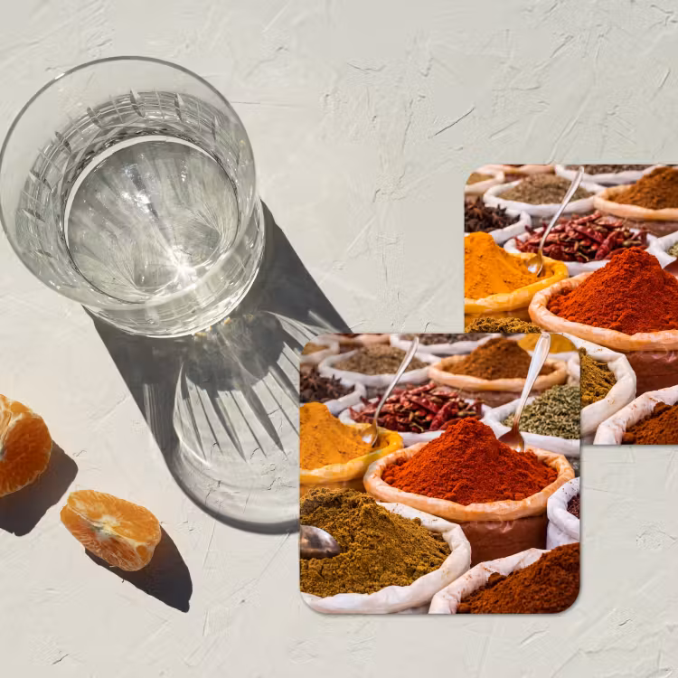 Onderzetter - Kruiden - Markt - Eten — 2