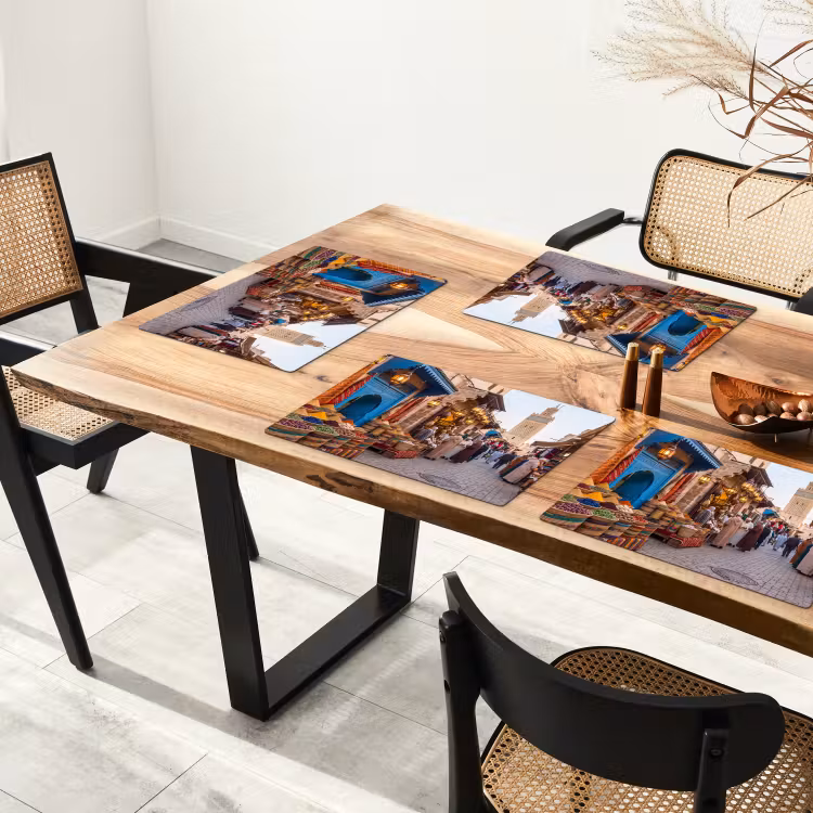 Placemat - 6 stuks - Markt - Oosters - Kleurrijk — 5