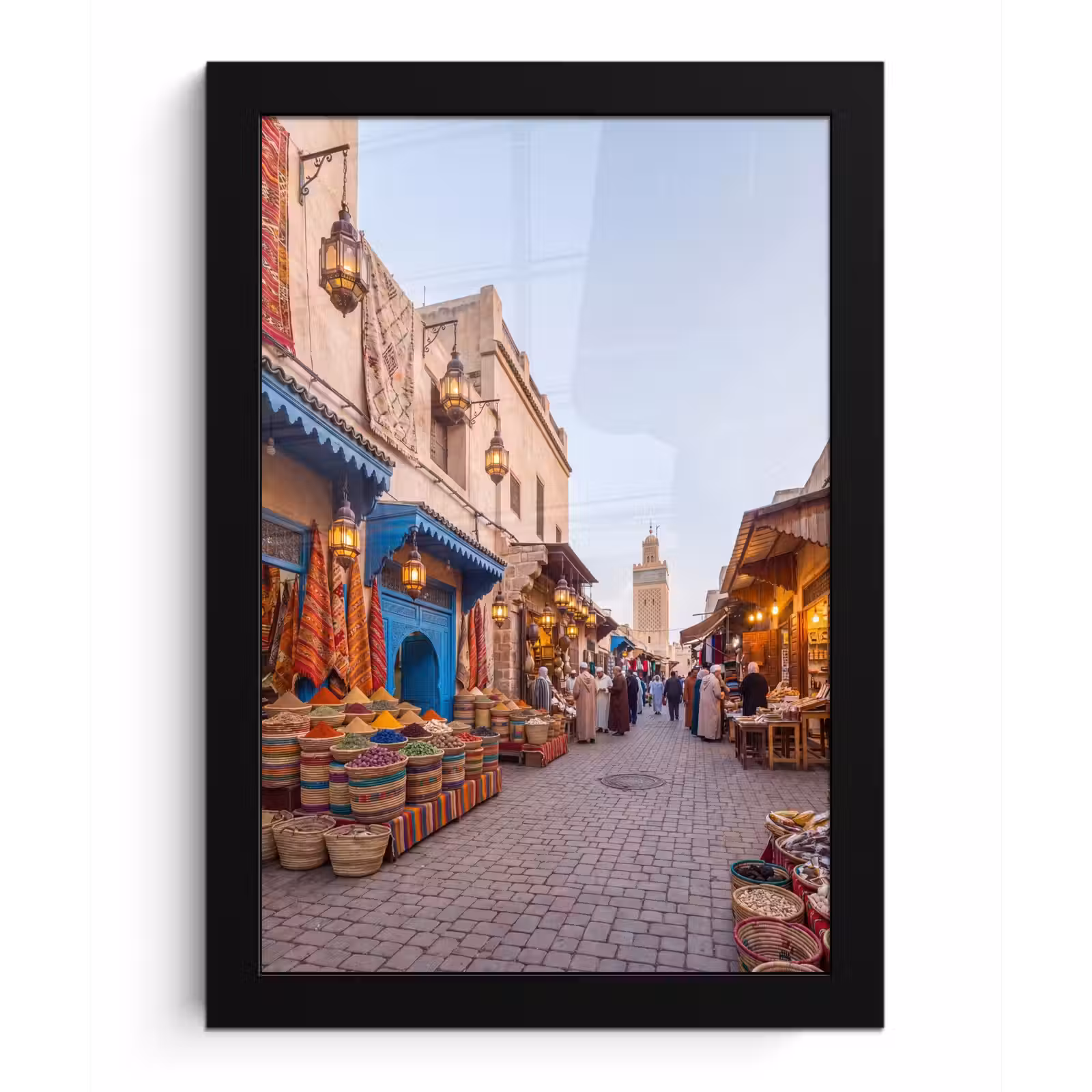 Poster met lijst - Markt - Oosters - Kleurrijk — 1