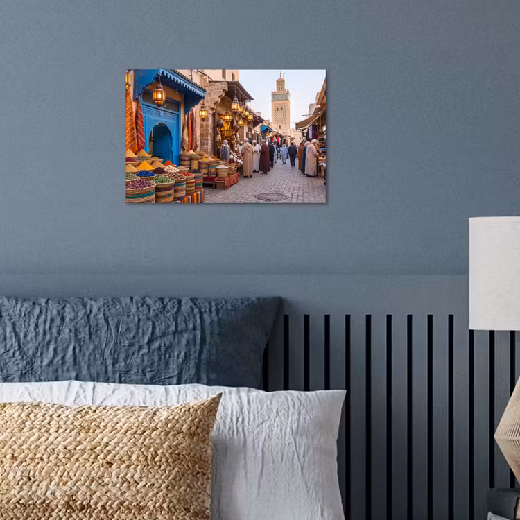 Poster - Markt - Oosters - Kleurrijk — 3