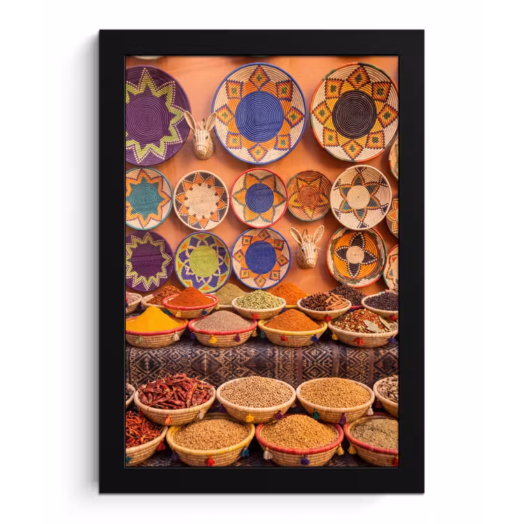Poster met lijst - Eten - Kleurrijk - Cultuur — 1