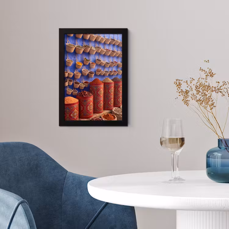 Poster met lijst - Kruiden - Manden - Markt — 4