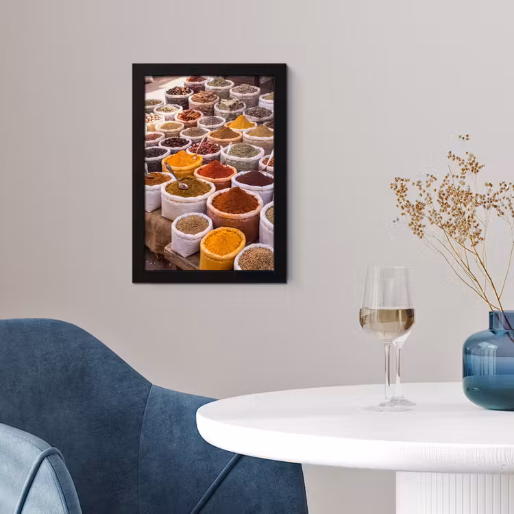 Poster met lijst - Kruiden - Markt - Eten — 4
