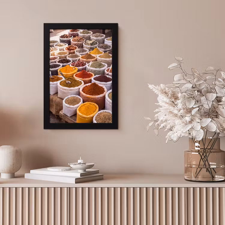 Poster met lijst - Kruiden - Markt - Eten — 5