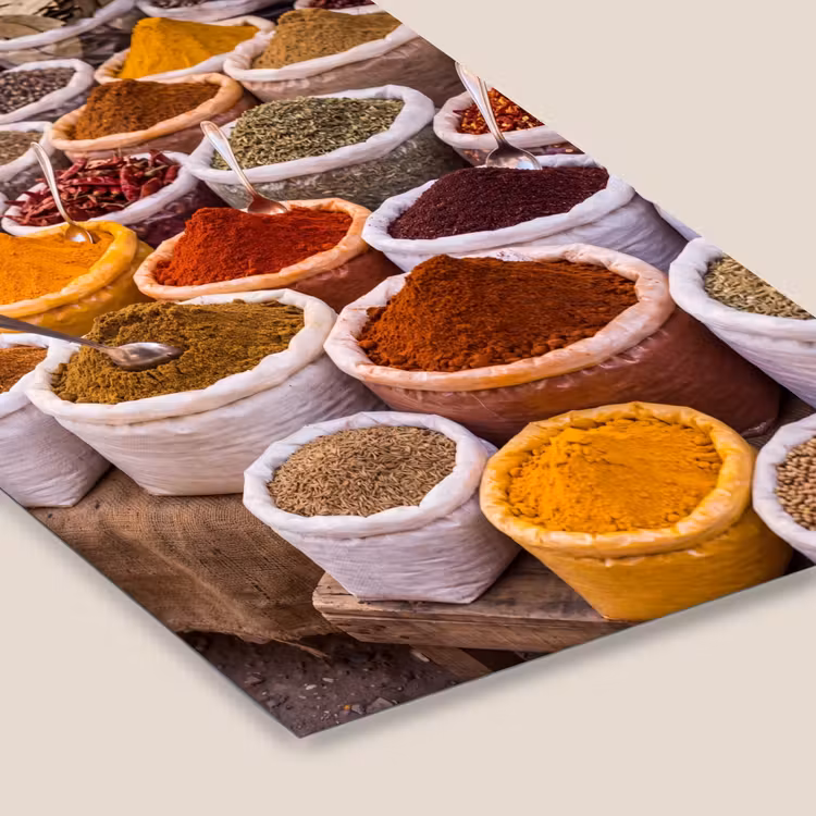 Poster met lijst - Kruiden - Markt - Eten — 7
