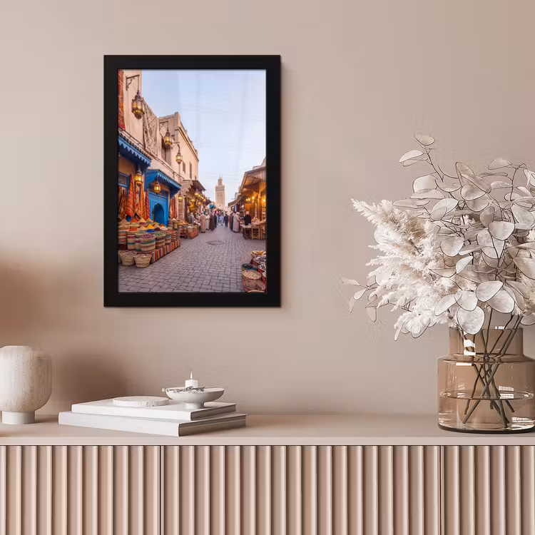 Poster met lijst - Markt - Oosters - Kleurrijk — 5