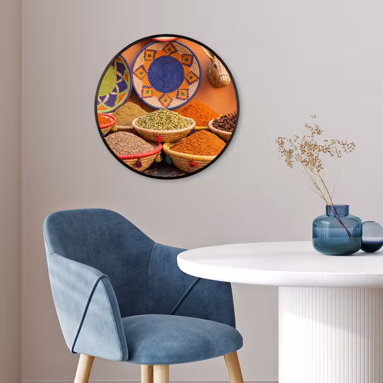 Ronde fotolijst - Eten - Kleurrijk - Cultuur — 4