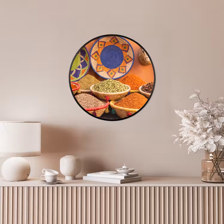 Ronde fotolijst - Eten - Kleurrijk - Cultuur — 5