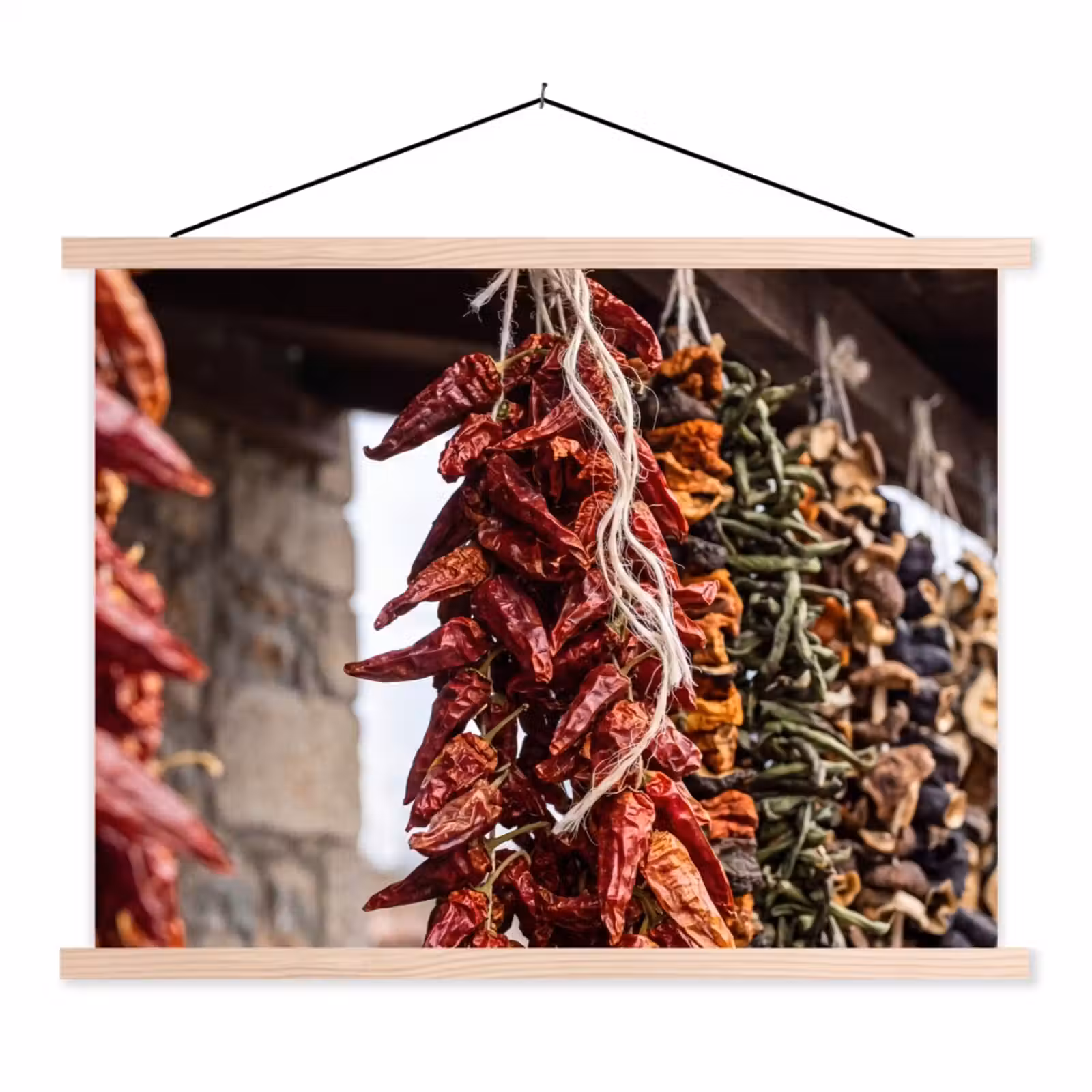 Schoolplaat - Rode pepers - Eten — 1