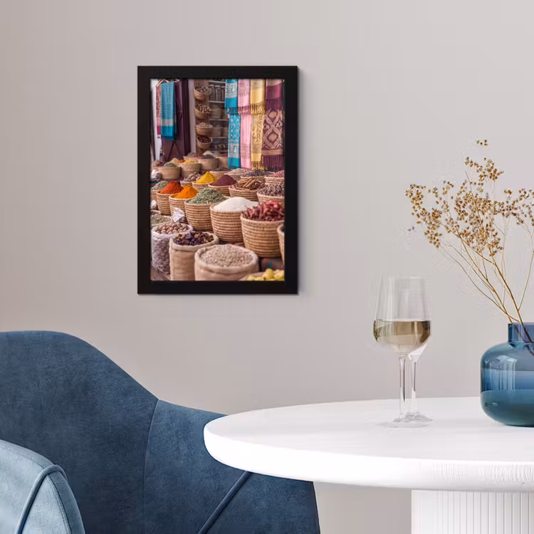 Poster met lijst - Kruiden - Manden - Oosters — 4