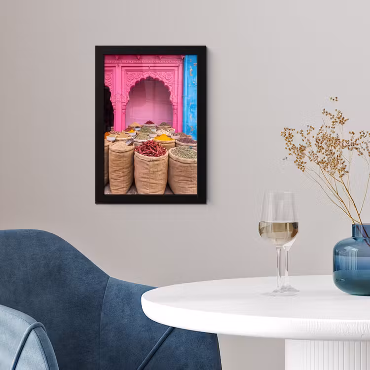 Poster met lijst - Kruiden - Markt - Roze — 4