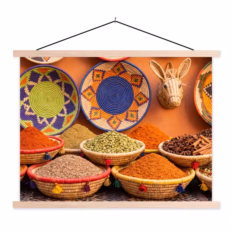 Schoolplaat - Eten - Kleurrijk - Cultuur — 1