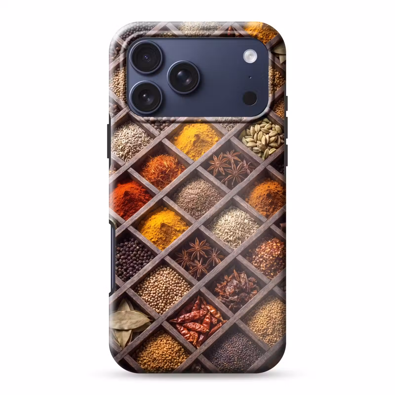 Telefoonhoesje Toughcase - Kruiden - Houten - Eten — 1