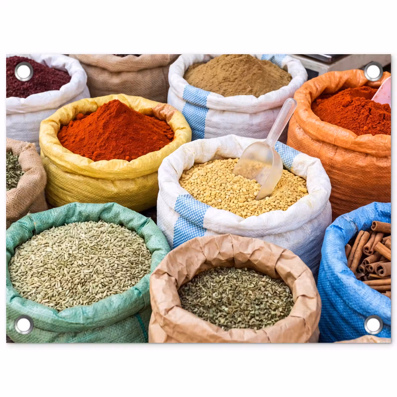 Tuinposter - Kruiden - Zakken - Markt — 1