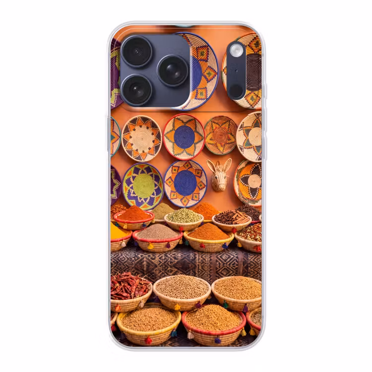 Telefoonhoesje Softcase - Eten - Kleurrijk - Cultuur — 1