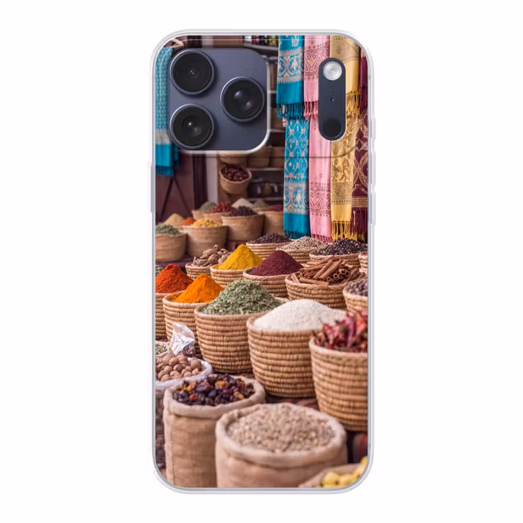 Telefoonhoesje Softcase - Kruiden - Manden - Oosters — 1