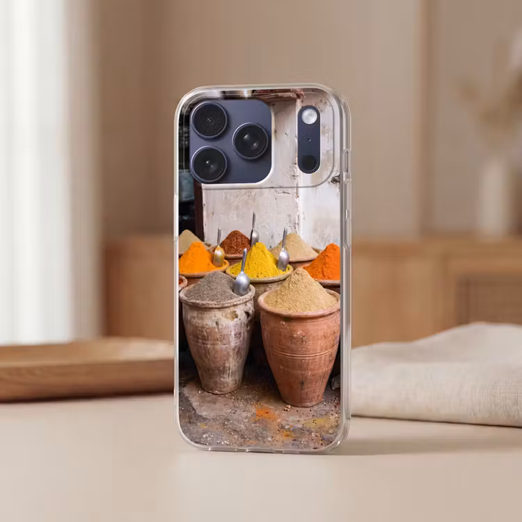 Telefoonhoesje Softcase - Kruiden - Potten - Oosters — 3
