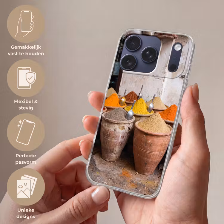 Telefoonhoesje Softcase - Kruiden - Potten - Oosters — 4