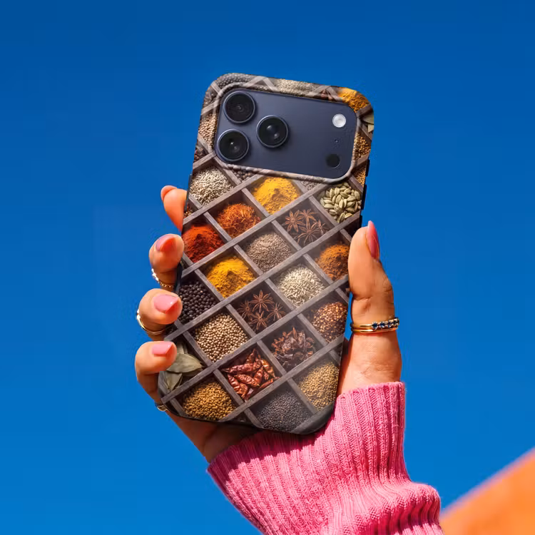 Telefoonhoesje Toughcase - Kruiden - Houten - Eten — 2