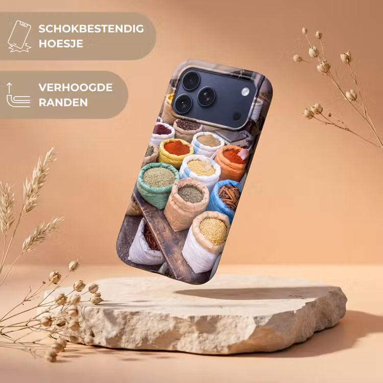 Telefoonhoesje Toughcase - Kruiden - Zakken - Markt — 5