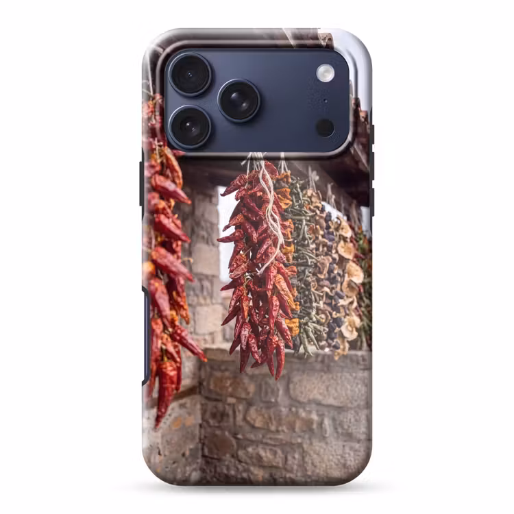 Telefoonhoesje Toughcase - Rode pepers - Eten — 1