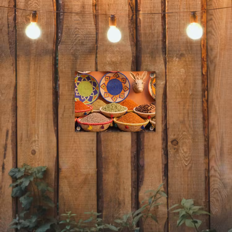 Tuinposter - Eten - Kleurrijk - Cultuur — 2