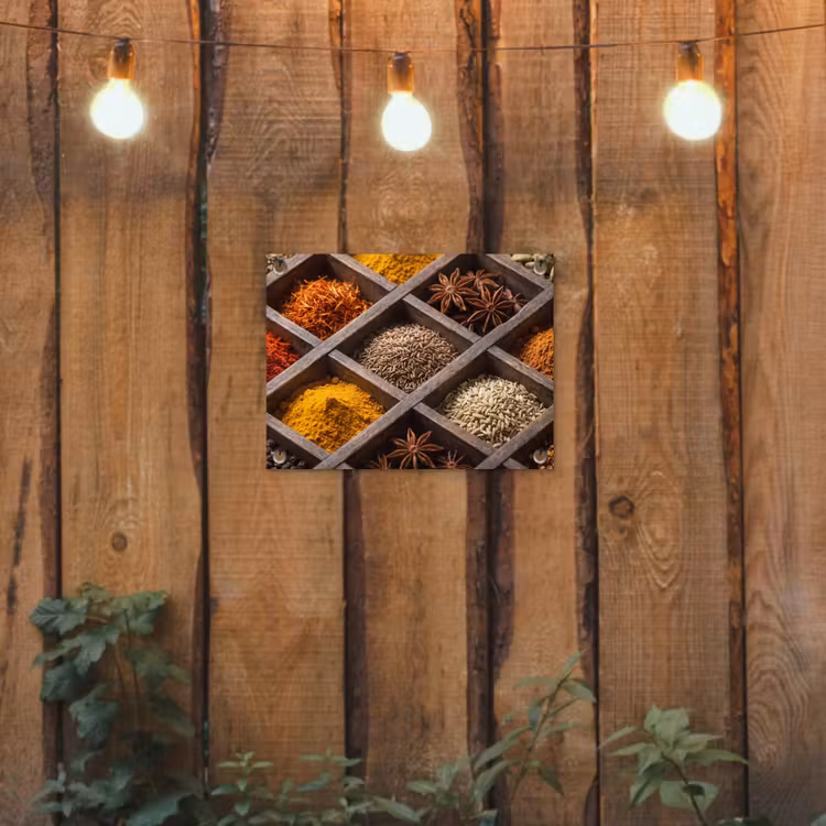 Tuinposter - Kruiden - Houten - Eten — 2