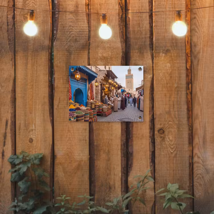 Tuinposter - Markt - Oosters - Kleurrijk — 2