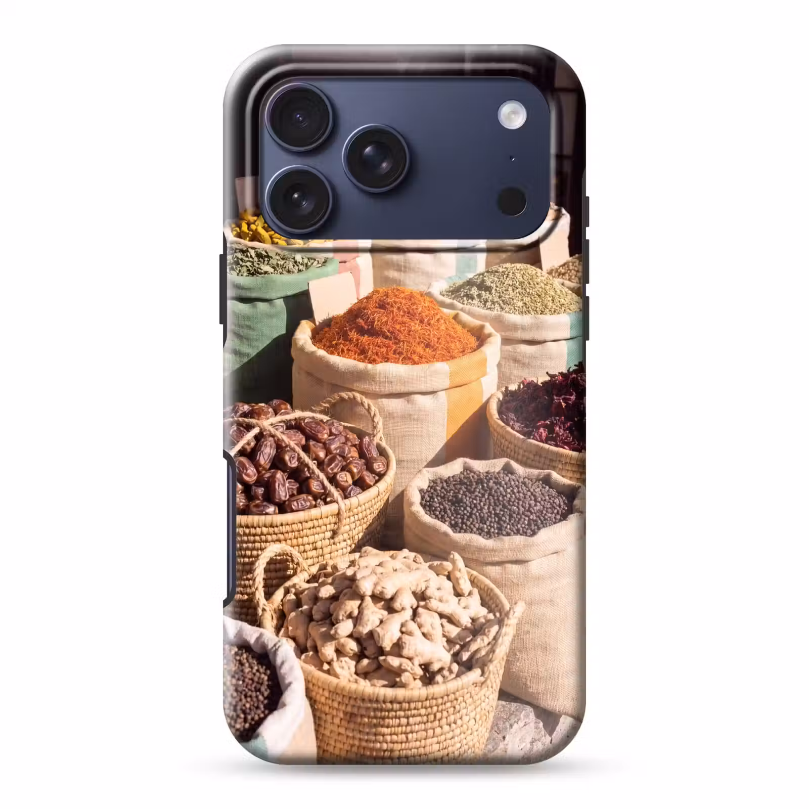 Telefoonhoesje Toughcase - Kruiden - Markt - Kleurrijk — 1