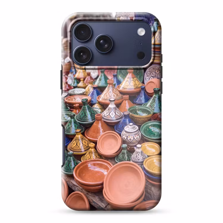Telefoonhoesje Toughcase - Aardewerk - Kleurrijk - Patroon — 1