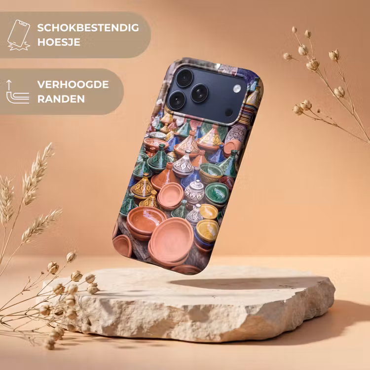 Telefoonhoesje Toughcase - Aardewerk - Kleurrijk - Patroon — 5