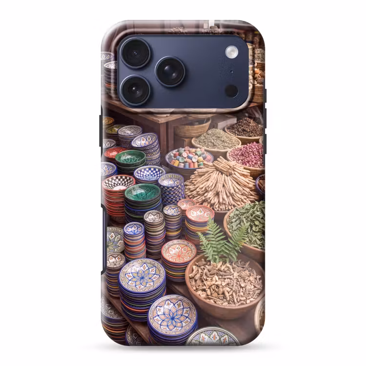 Telefoonhoesje Toughcase - Aardewerk - Oosters - Kleurrijk — 1