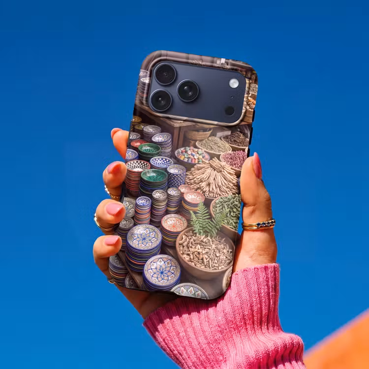 Telefoonhoesje Toughcase - Aardewerk - Oosters - Kleurrijk — 2