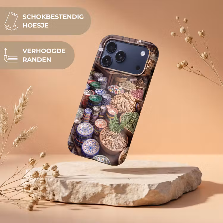 Telefoonhoesje Toughcase - Aardewerk - Oosters - Kleurrijk — 5