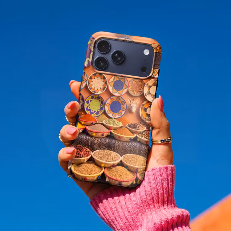 Telefoonhoesje Toughcase - Eten - Kleurrijk - Cultuur — 2