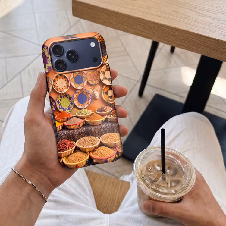 Telefoonhoesje Toughcase - Eten - Kleurrijk - Cultuur — 4