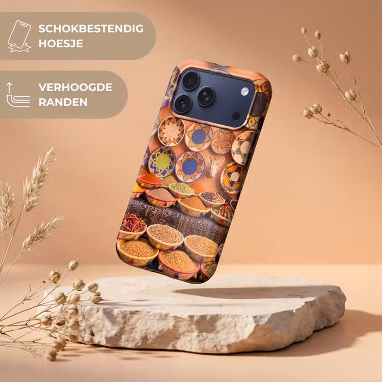 Telefoonhoesje Toughcase - Eten - Kleurrijk - Cultuur — 5