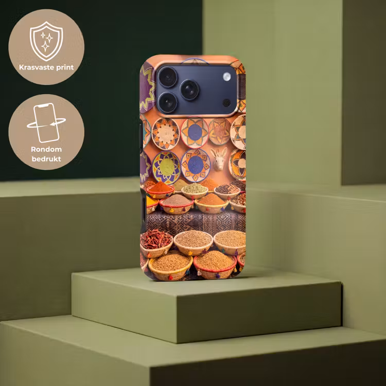 Telefoonhoesje Toughcase - Eten - Kleurrijk - Cultuur — 7